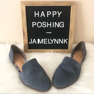 EUC Crown Vintage Blue Suede Shoes